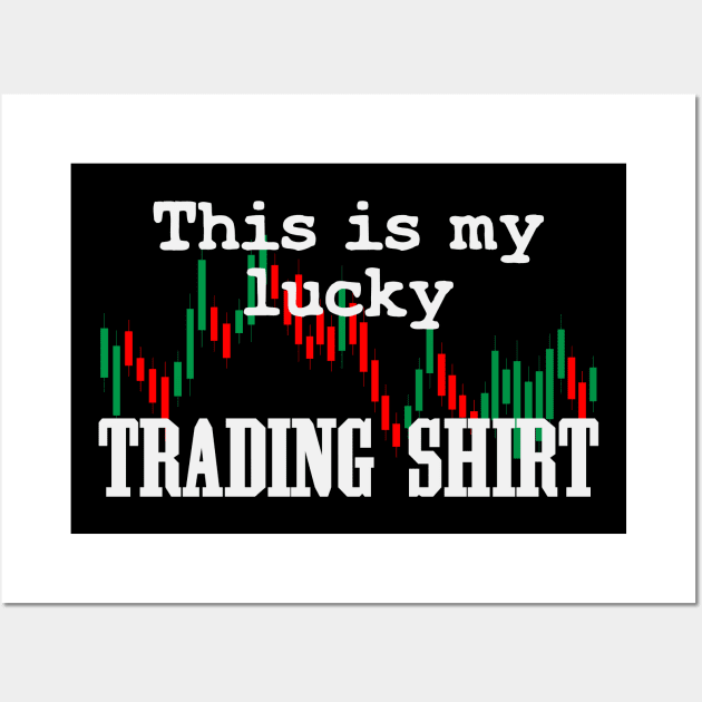Stock Trading | Forex Day Trader Candlestick Chart Wall Art by DesignatedDesigner